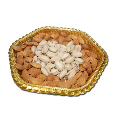 "Dryfruit Thali - code RD300 - Click here to View more details about this Product